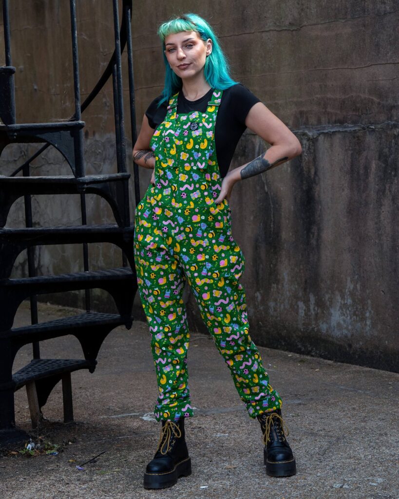 x Dipstick Store Bugs Stretch Dungarees