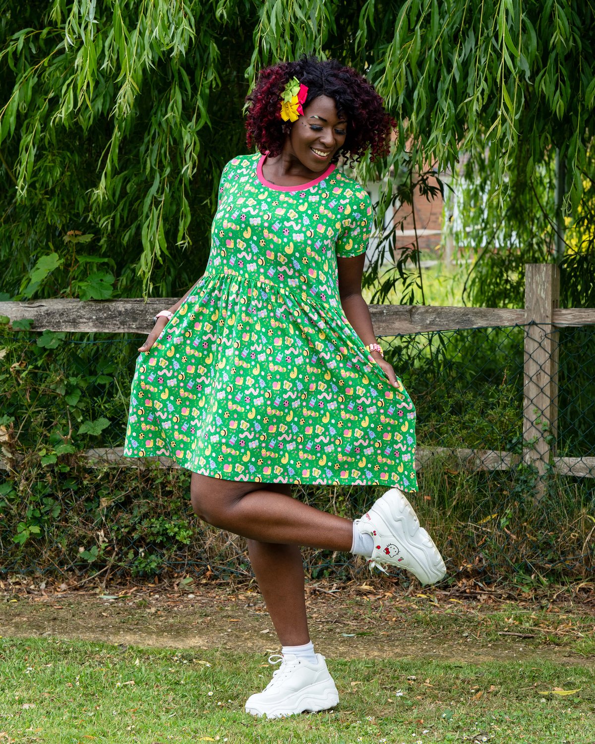 x Dipstick Store Bugs Stretch Smock Dress x Dipstick Store Bugs Stretch Smock Dress Shop now at Kitty Darling