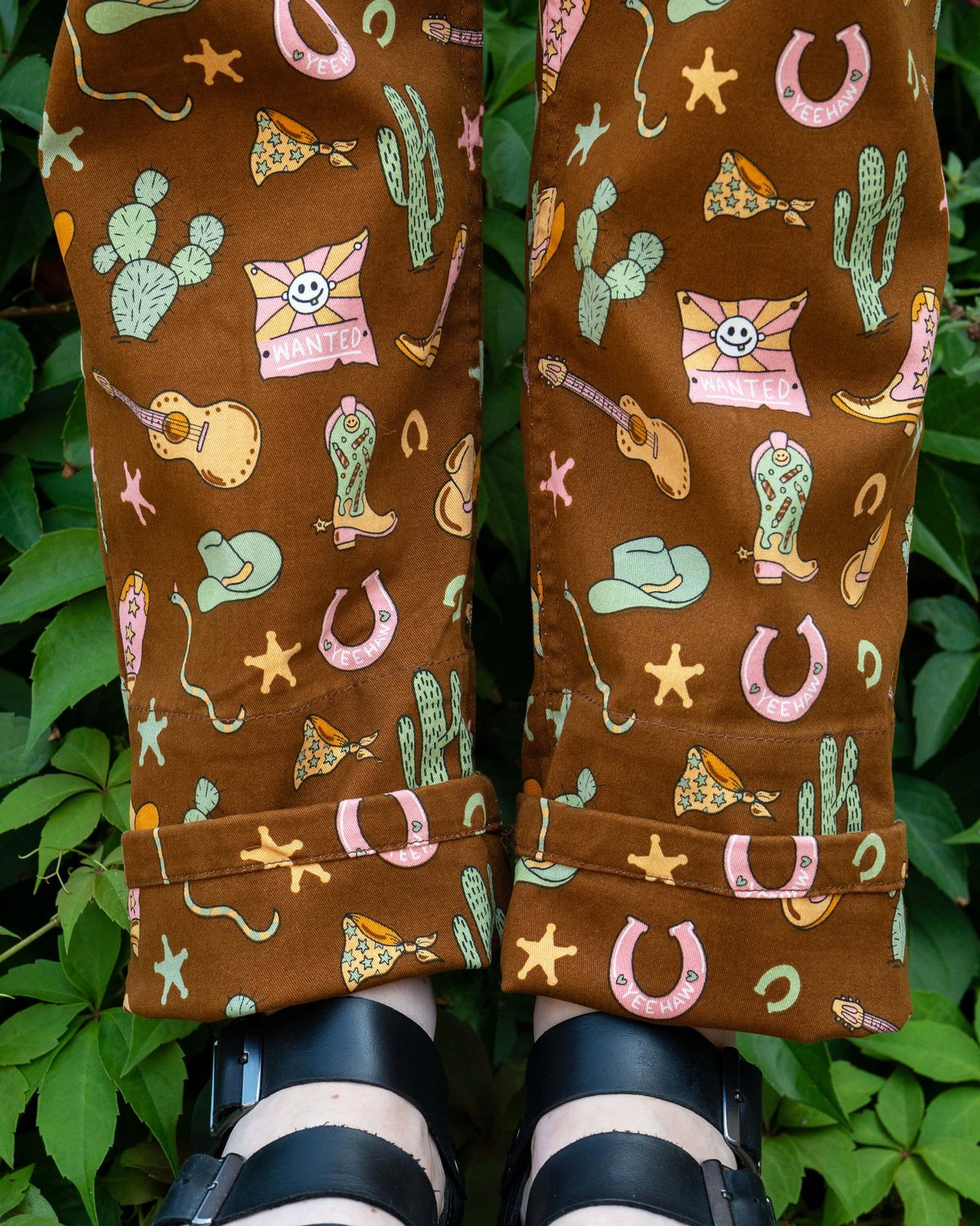 x Yasmin Cousins Cowboy Stretch Dungarees x Yasmin Cousins Cowboy Stretch Dungarees Shop now at Kitty Darling