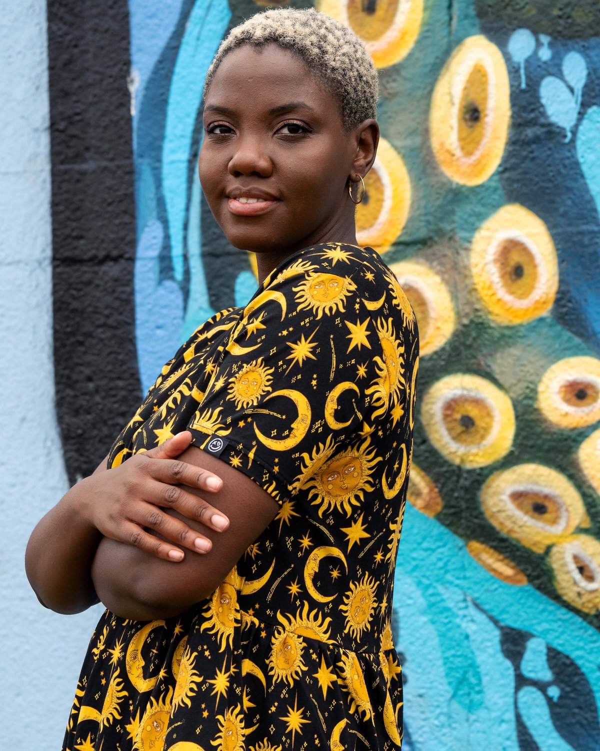 Celestial Midi Stretch Smock Dress Celestial Midi Stretch Smock Dress Shop now at Kitty Darling