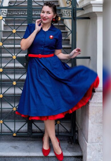 Penelope II Classic Denim Dress – Dresses | Kitty Darling