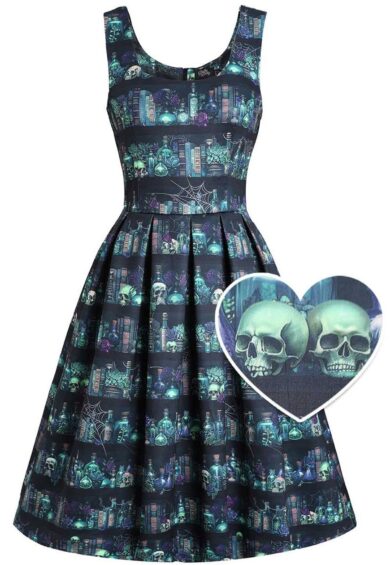 Amanda Flared Black Magic Celebration Dress – New In | Kitty Darling