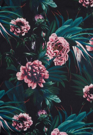 Lily Off Shoulder Black Garden Swing Dress – New In | Kitty Darling