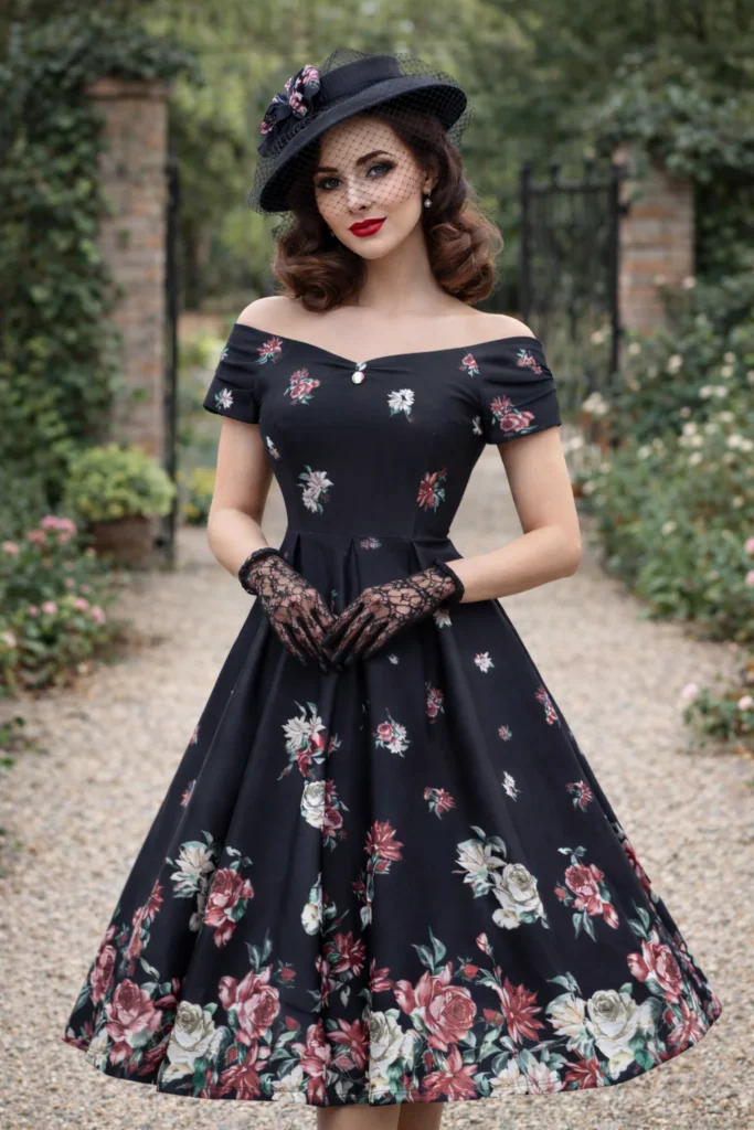 Lily Midnight Rose Elegance Dress