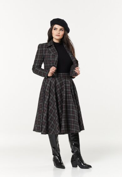 Sophie Skirt Charcoal – Skirt | Kitty Darling