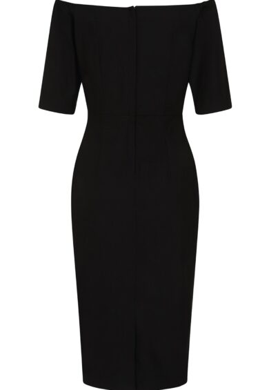 Black Amalia pencil dress – Dress | Kitty Darling