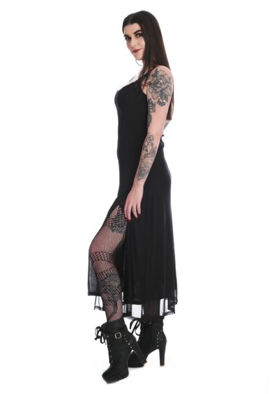 Black ARAXIEL MESH DRESS – New In | Kitty Darling