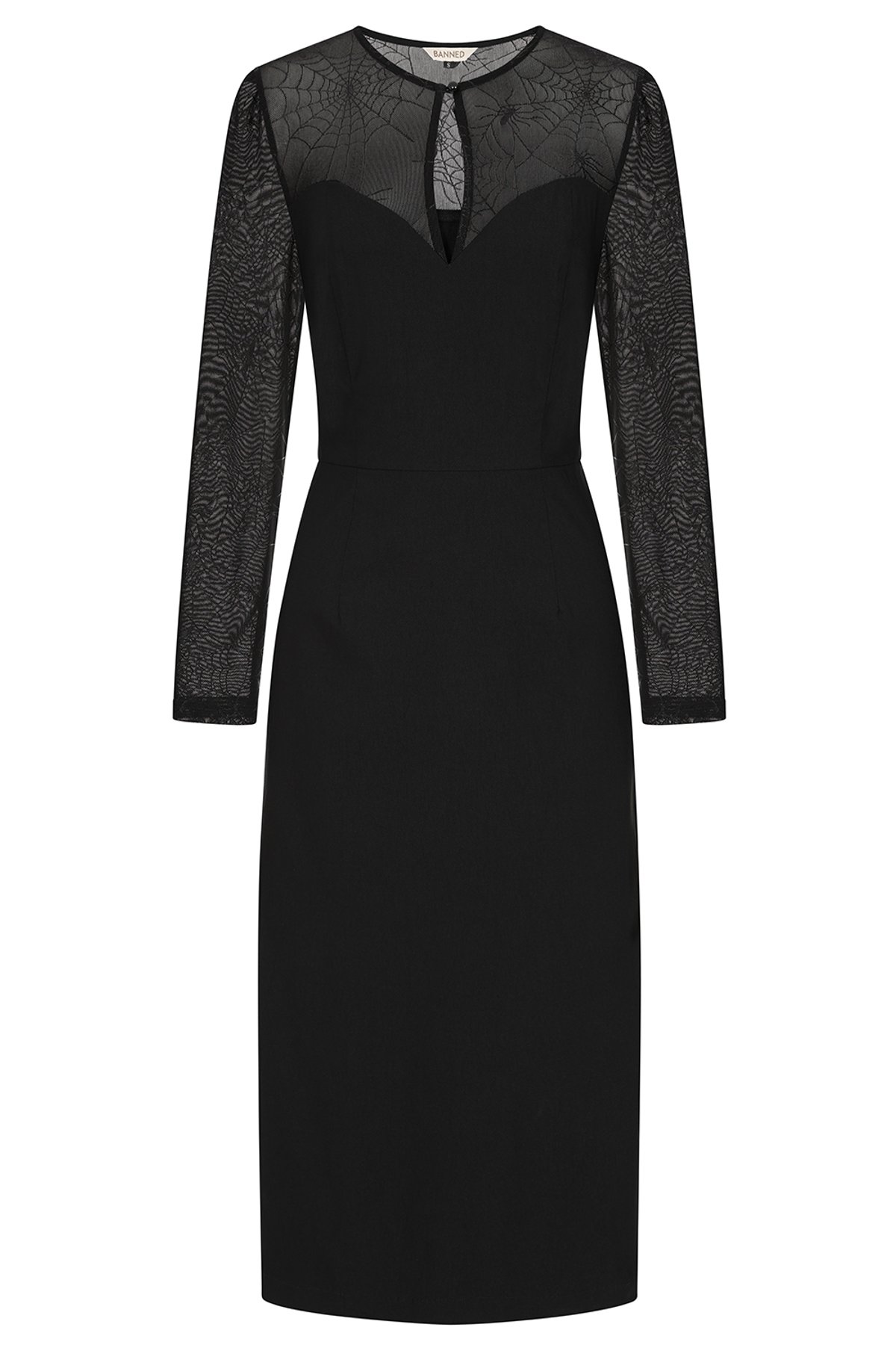 Black Elvira spiderweb dress 1 Black Elvira spiderweb dress