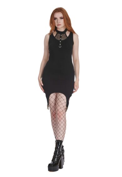 Black GLOOM SIMPHONY JERSEY DRESS – New In | Kitty Darling