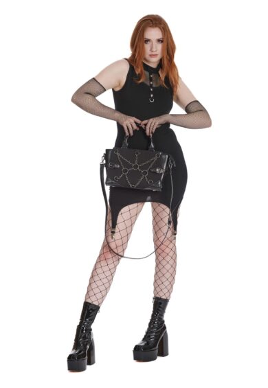 Black GLOOM SIMPHONY JERSEY DRESS – New In | Kitty Darling