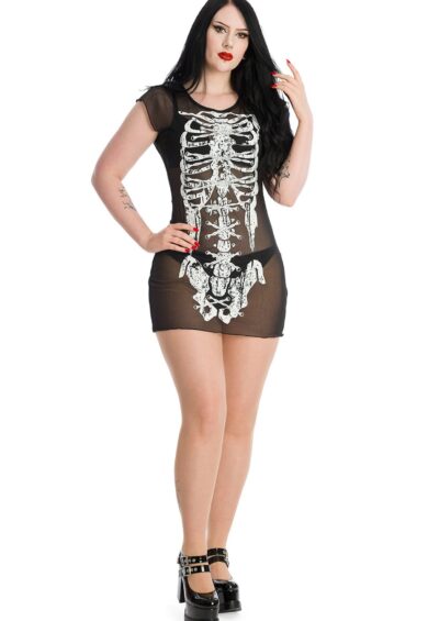 Black KILLING CURVE DRESS – New In | Kitty Darling