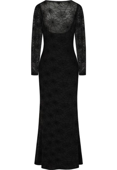Black Moira fitted maxidress – New In | Kitty Darling