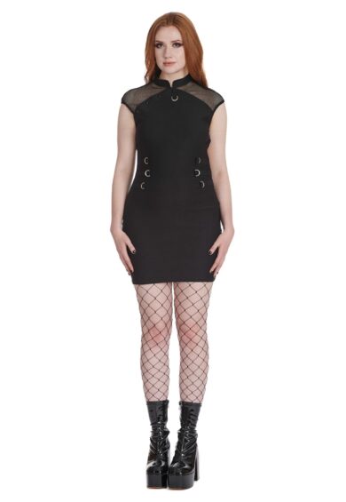 Black ORIENTAL EMBRACE DRESS – New In | Kitty Darling