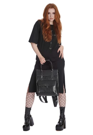 Black SPECTRAL NOIRE JERSEY DRESS – New In | Kitty Darling