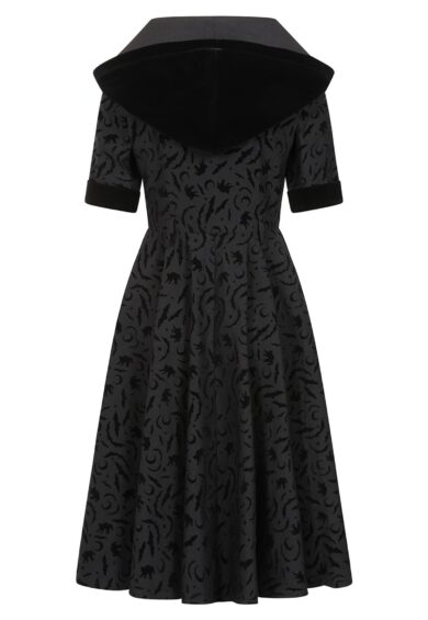Black Tara Halloween night hooded dress – New In | Kitty Darling