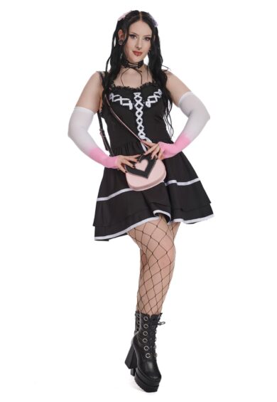 Black YUMI DRESS – New In | Kitty Darling