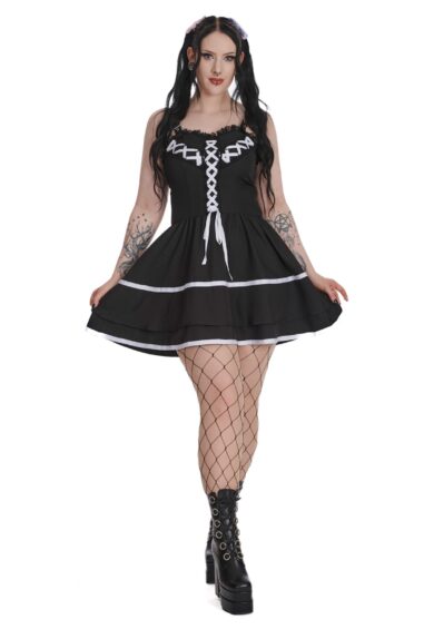 Black YUMI DRESS – New In | Kitty Darling