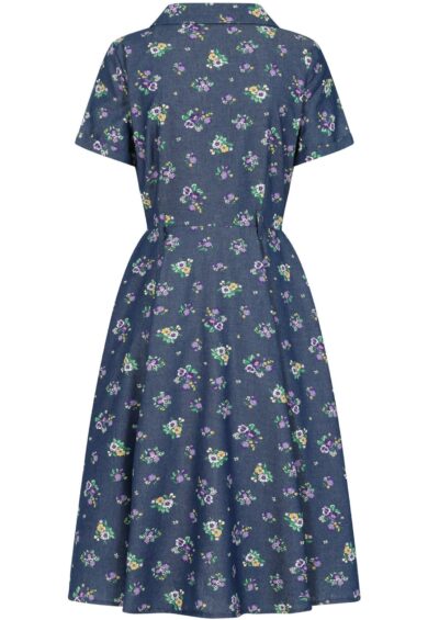 Blue BELLA BLOOM DRESS – Dress | Kitty Darling