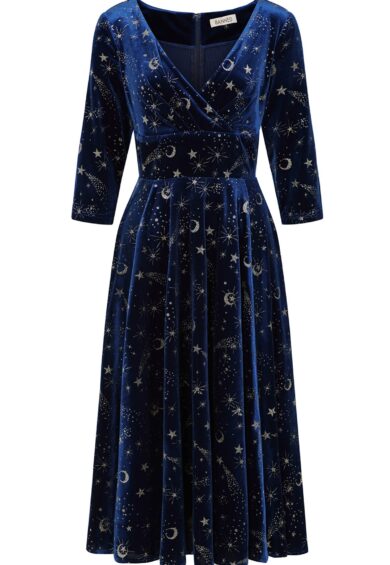 Blue Luna Celestial swing dress – New In | Kitty Darling