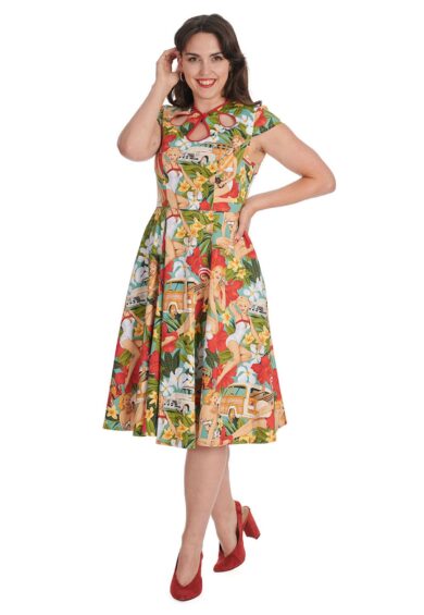 Blue TROPIC DREAMER DRESS – New In | Kitty Darling