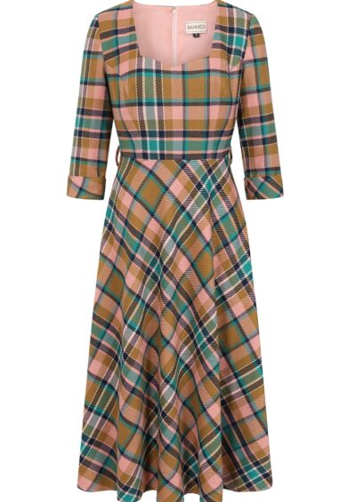 Blush Harriet Plaid Dress – New In | Kitty Darling