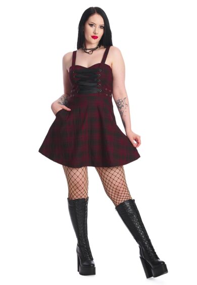 Burgundy DISTRESSED CHICKS DRESS – Dress | Kitty Darling