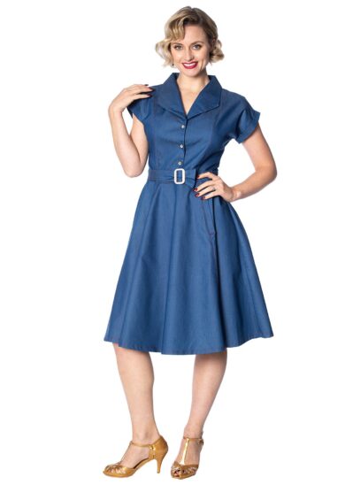 Chambray SEASIDE DINER 50S DRESS – New In | Kitty Darling
