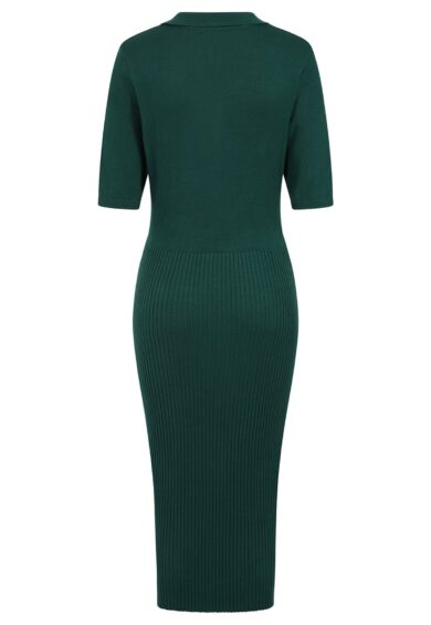 Green Federica knitted dress – New In | Kitty Darling