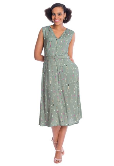 Green TENNIS LOVE DRESS – New In | Kitty Darling