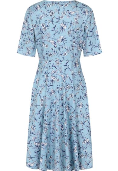 Light Blue Emilia toile swing dress – New In | Kitty Darling