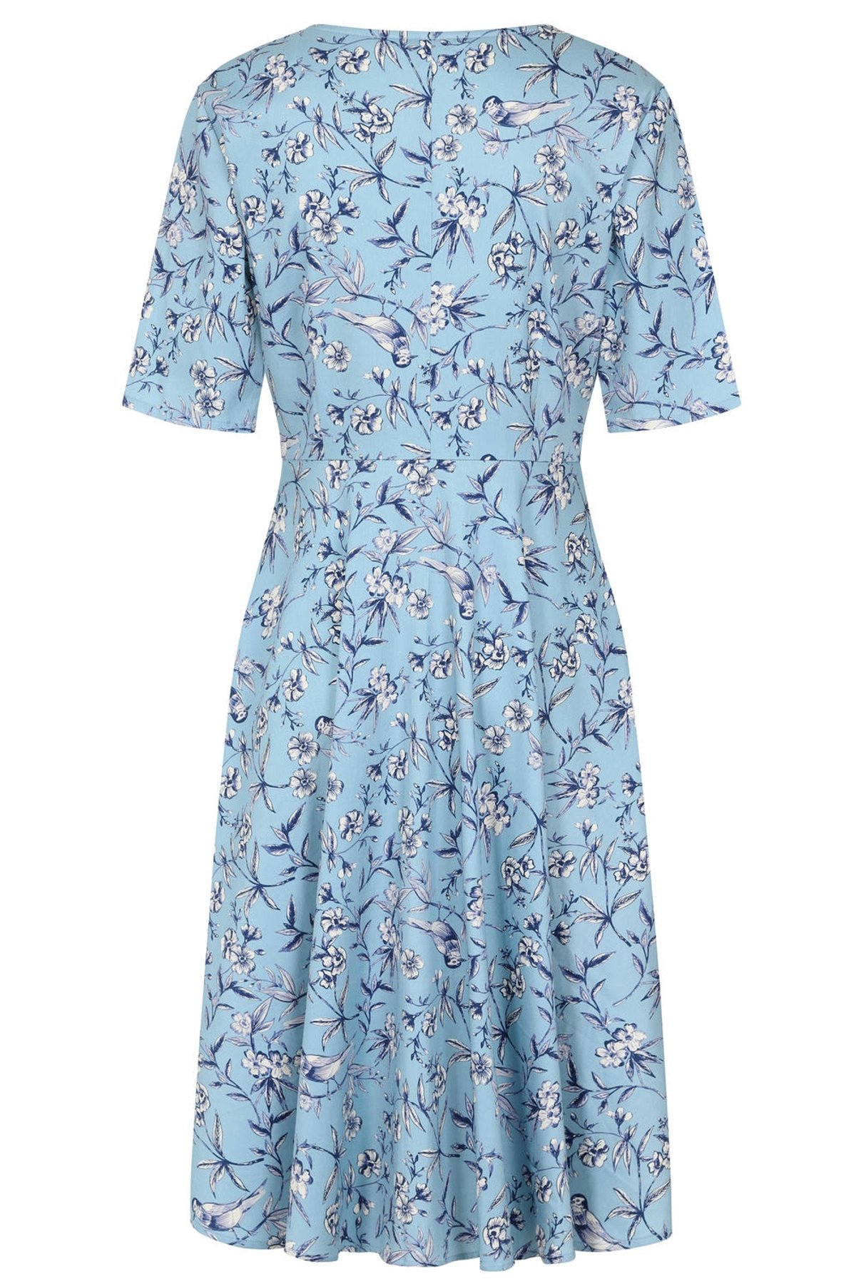 Light Blue Emilia toile swing dress 2 Light Blue Emilia toile swing dress - Image 2