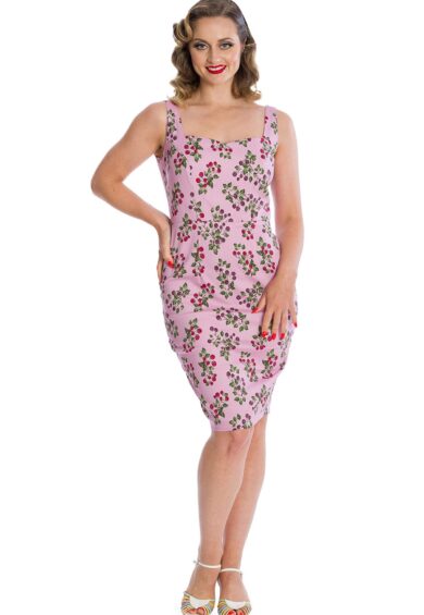 Lilac SUMMER BERRY PENCIL DRESS – New In | Kitty Darling