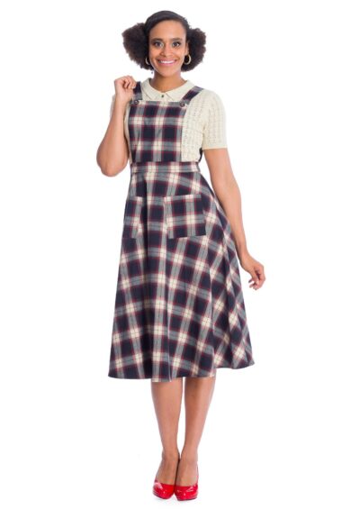 Navy SAIL DAY PINAFORE – New In | Kitty Darling