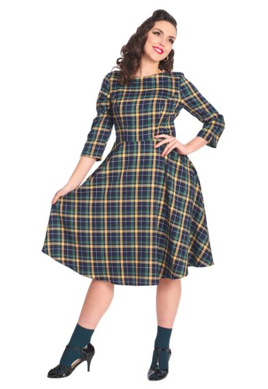 Navy SWEET JOY HEART DRESS – Dress | Kitty Darling