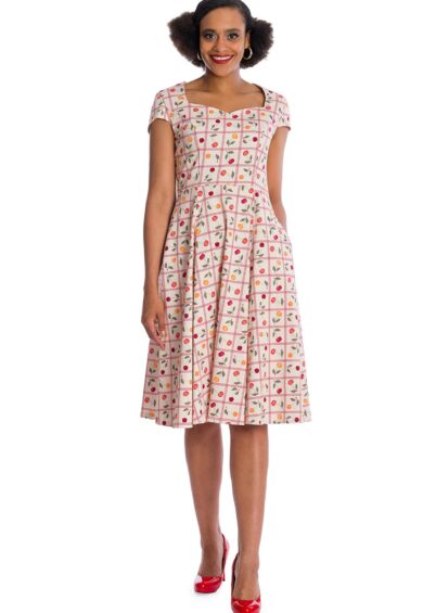 OffWhite COUNTRY CHERRY FIT & FLARE DRESS – New In | Kitty Darling