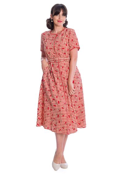 Red CHERRY AMORE DRESS – New In | Kitty Darling