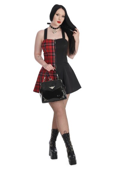 Red NESS HALF AND HALF DRESS – New In | Kitty Darling