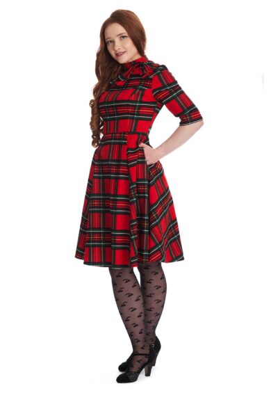 Red TIS THE SEASON TO PARTY SWING DRESS – New In | Kitty Darling