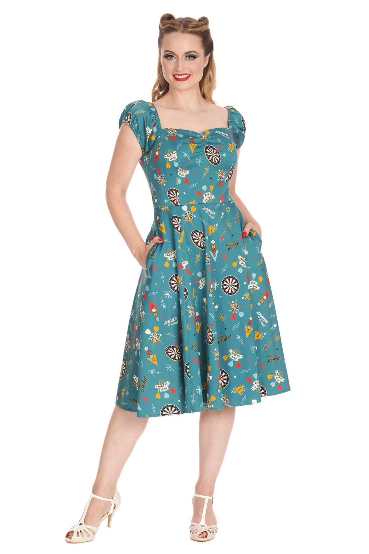 Teal KEEP EM FLYING SWING OFF SHOULDER DRESS 1 Teal KEEP EM FLYING SWING OFF SHOULDER DRESS