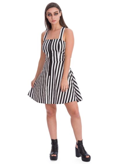 White ANTI - SUMMER STRIPE DRESS – New In | Kitty Darling