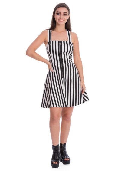 White ANTI - SUMMER STRIPE DRESS – New In | Kitty Darling