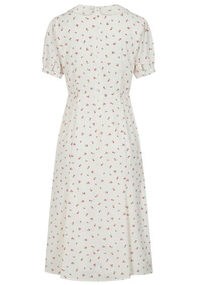 White LUCILLE CHERRY DRESS – New In | Kitty Darling