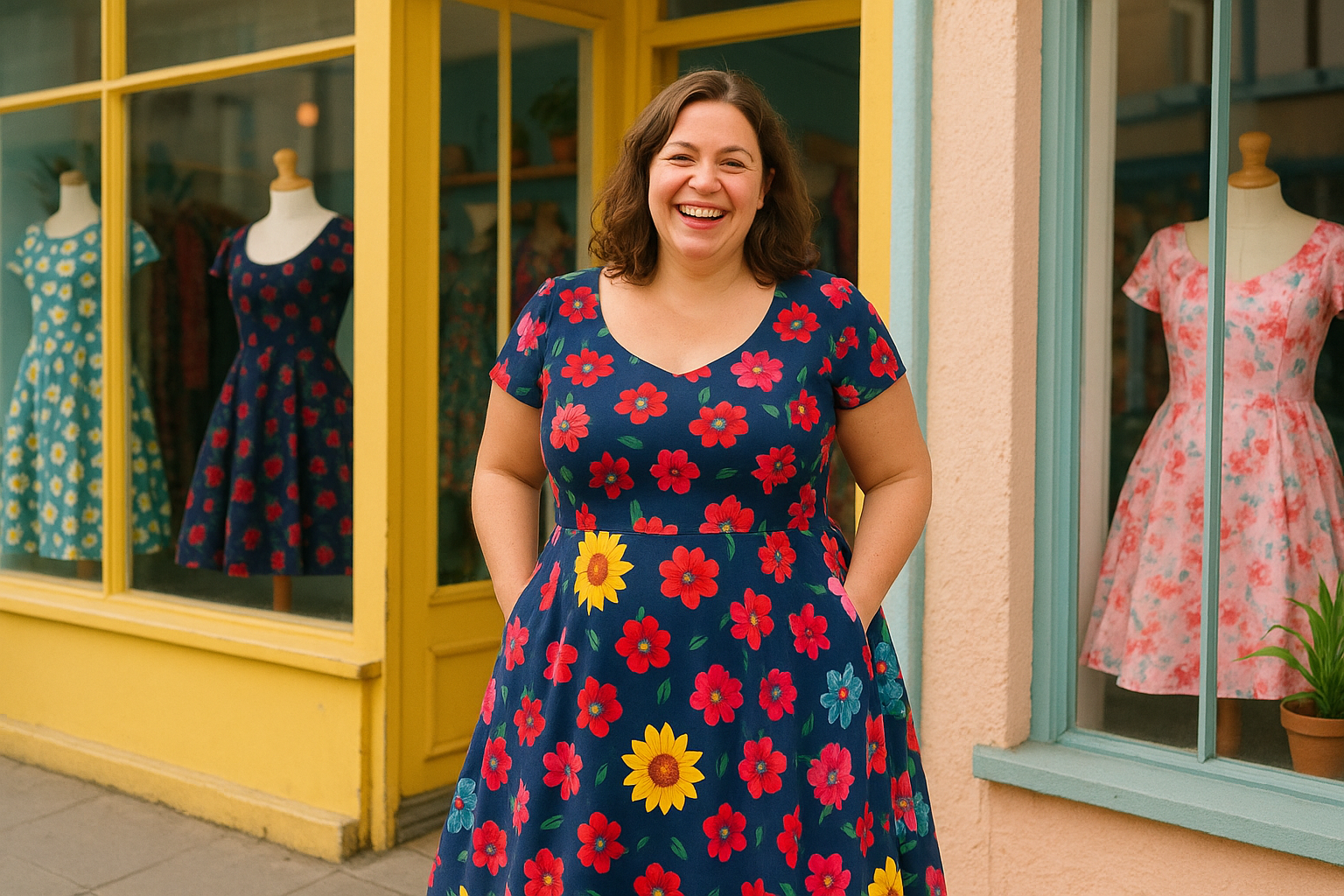Floral Dresses With Pockets: Vintage Patterns, Modern Practicality