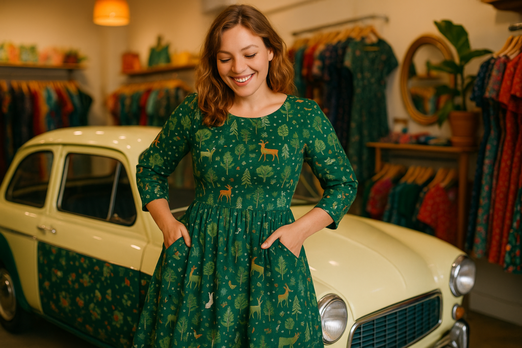 Nature Dresses With Pockets: Vintage Whimsy Meets Practical Chic
