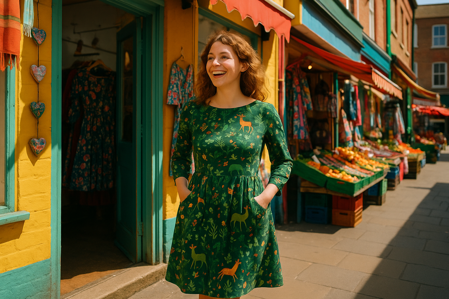 Nature Dresses With Pockets: Vintage Whimsy Meets Practical Chic lifestyle image