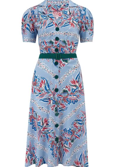 Charlene Shirtwaister Dress in Polynesia Print – New In | Kitty Darling