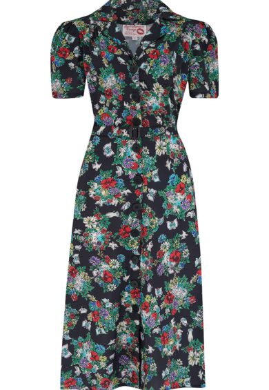 Charlene Shirtwaister Dress in Secret Garden Print – New In | Kitty Darling