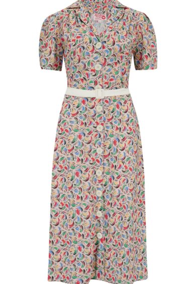 Charlene Shirtwaister Dress in Tutti Frutti Print – New In | Kitty Darling