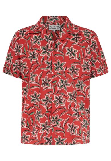 Mens Cooper Short Sleeved Shirt In Carnival Print. 1950s Hawaiian Sport Shirt – New In | Kitty Darling