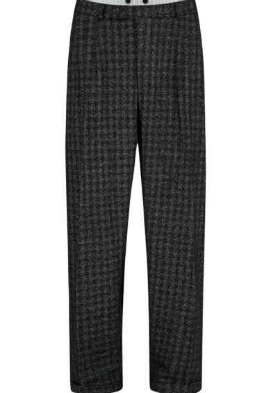 Mens Hudson New York Style 1950s Peg Trousers in Black Atomic Fleck.. Classic 50s American Pegs – New In | Kitty Darling